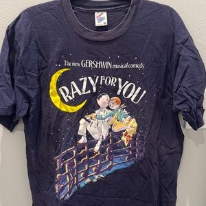 Vintage Crazy for You Musical Jerzees Tshirt